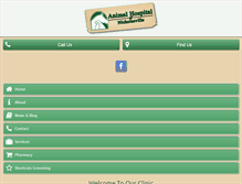 Tablet Screenshot of animalhospitalnicholasville.com
